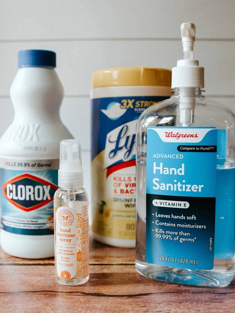 Cleaning and Sanitizing Products