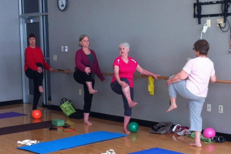 Older Women in a Fitness Class