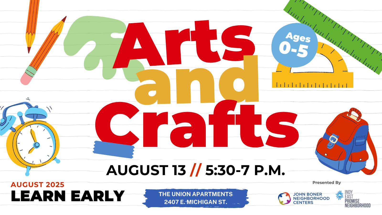 Arts & Crafts Aug