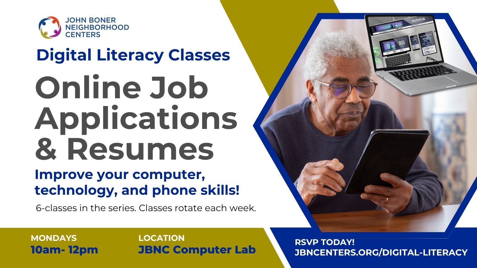 Online Job Applications & Resumes Header